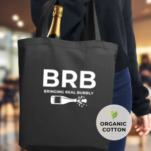 Bringing real bubbly Organic Cotton Tote Bag
