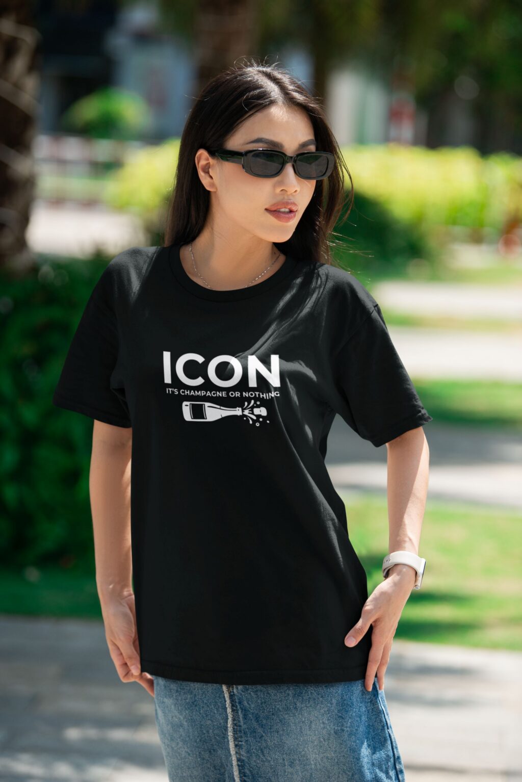 ICON t-särk šampanja fännile