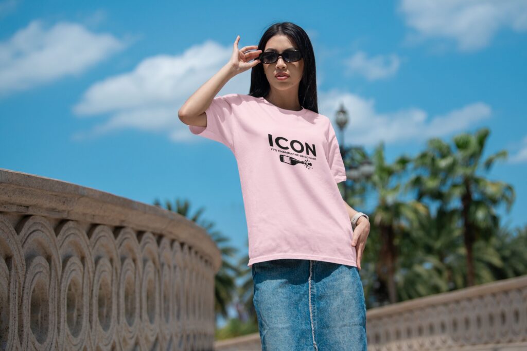 ICON t-särk šampanja fännile