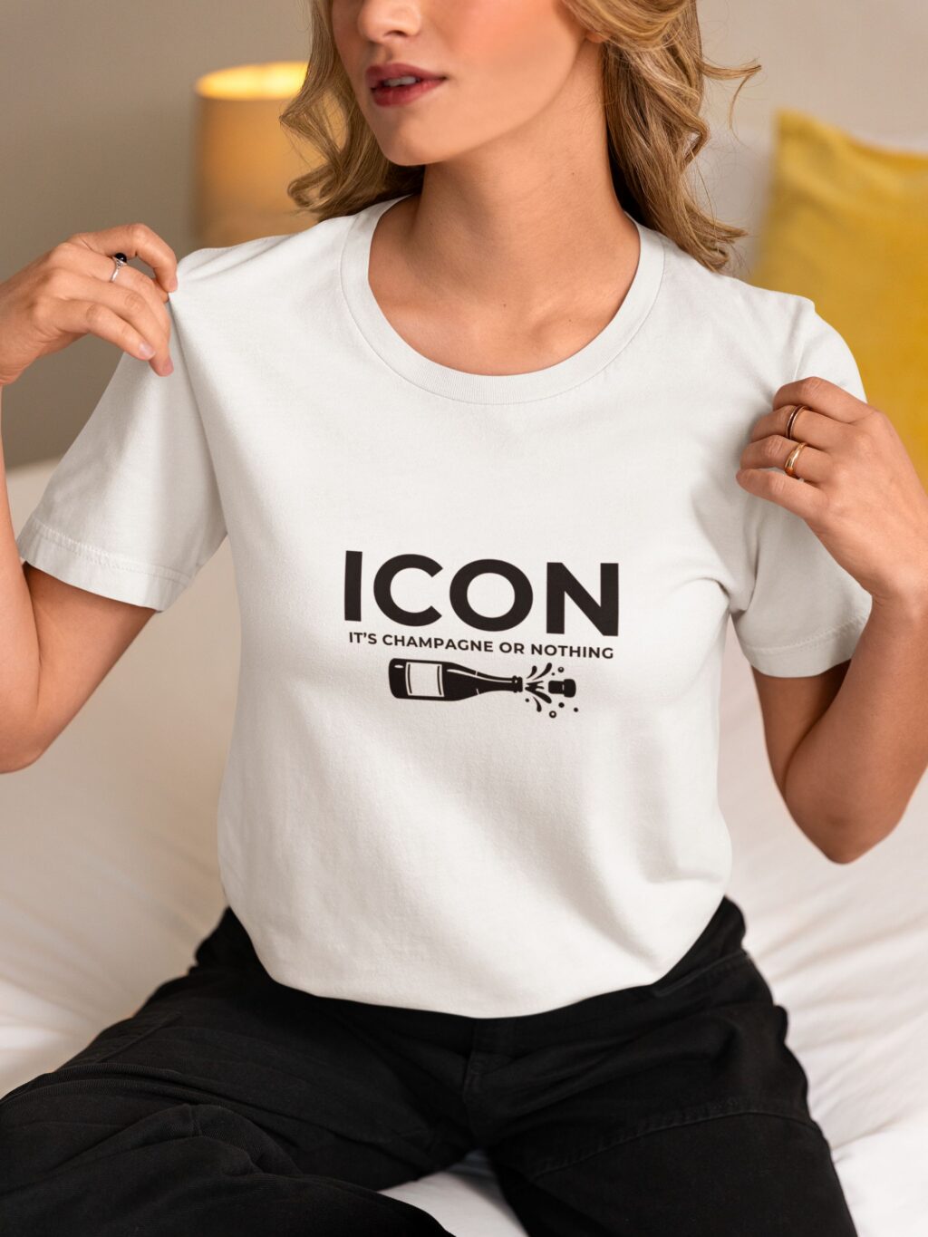 ICON t-särk šampanja fännile