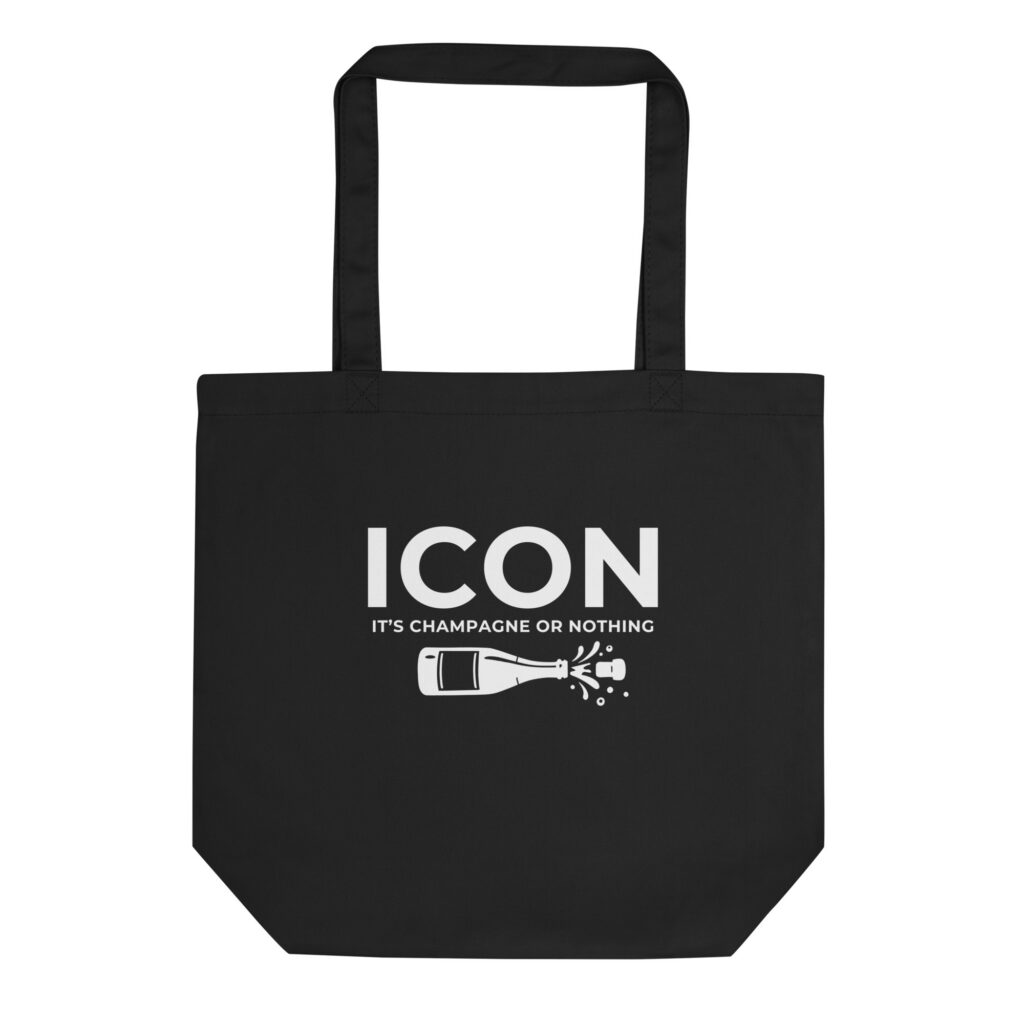 ICON – It’s champagne or nothing | Organic cotton tote - Image 7