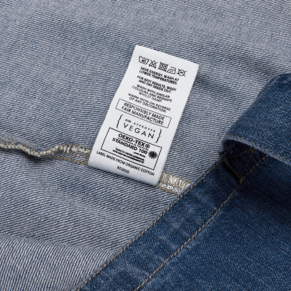 WTF - Where’s the fizz? | Organic denim tote bag - Image 5