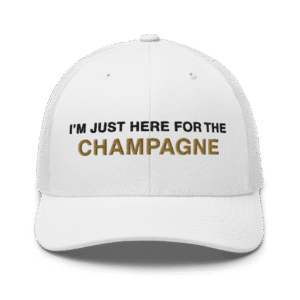 "I'm Just Here for the Champagne" Cap - Champagne lovers hat - Image 11