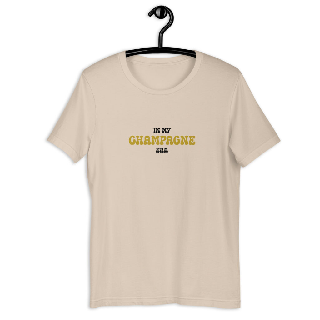 In my champagne era I Champagne T-shirt I Champagne lover Tee I Women's T-shirt I Funny party shirt I Bridal shower gift