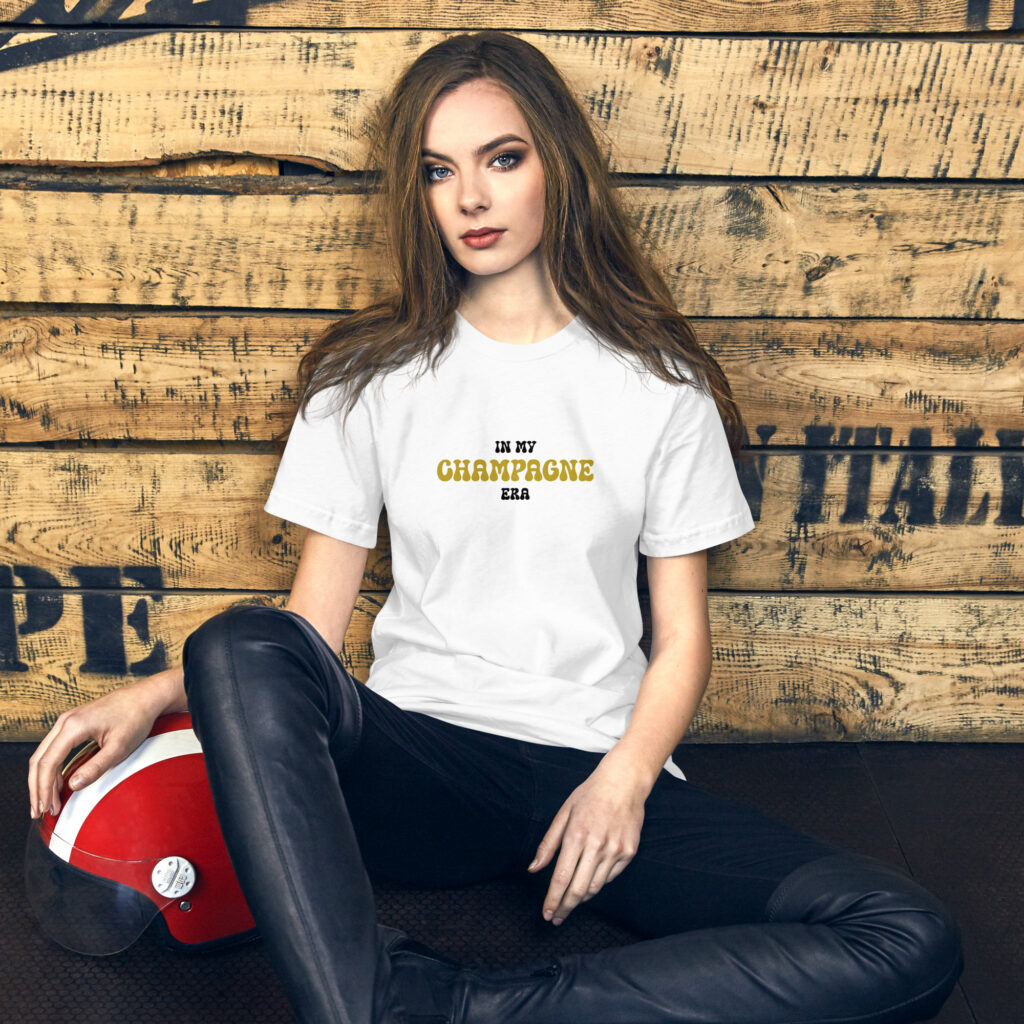 In my champagne era I Champagne T-shirt I Champagne lover Tee I Women's T-shirt I Funny party shirt I Bridal shower gift