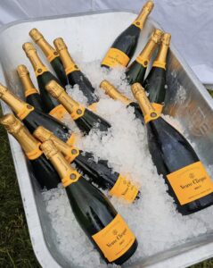 champagne on the ice