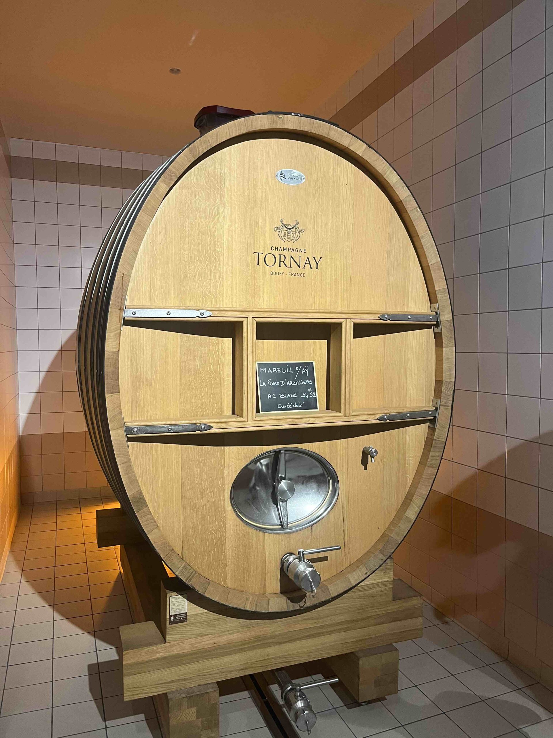 champagne tornay cellar